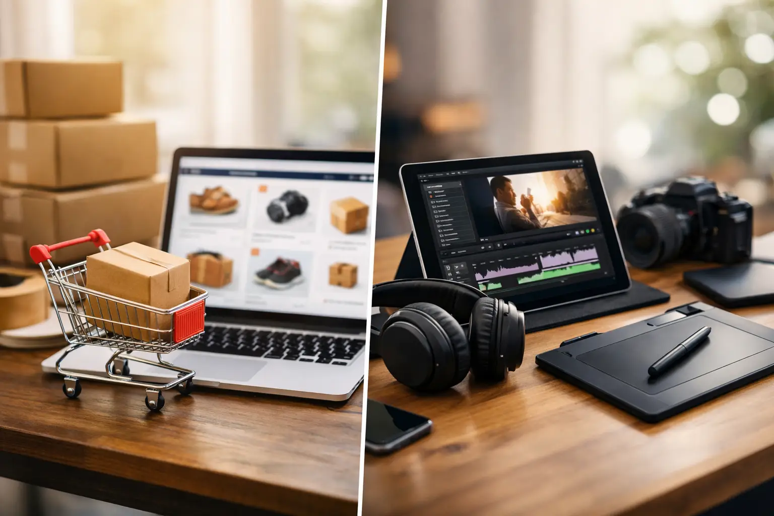 Dropshipping Versus Digital Products for Side Income